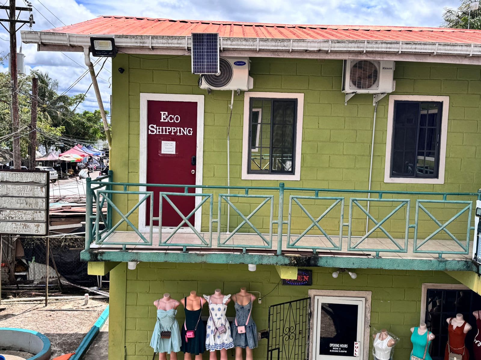 An Eco Shipping branch office